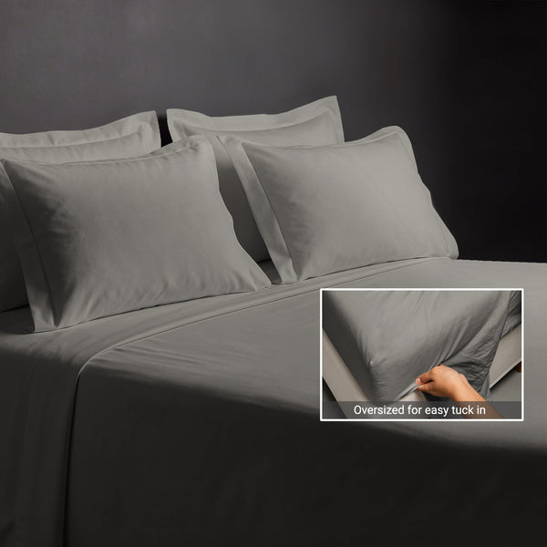 Premium 400 Thread Count 100% Cotton Bed Sheet 4PC