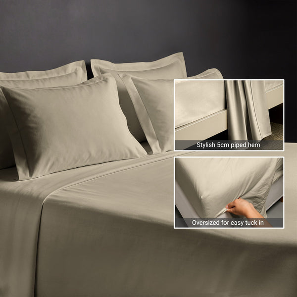 Premium 400 Thread Count 100% Cotton Bed Sheet 4PC
