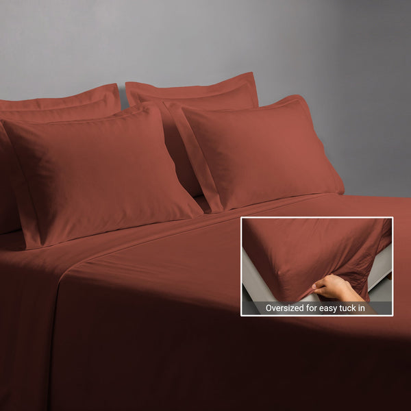 Premium 400 Thread Count 100% Cotton Bed Sheet 4PC