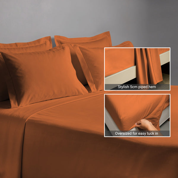 Premium 400 Thread Count 100% Cotton Bed Sheet 4PC
