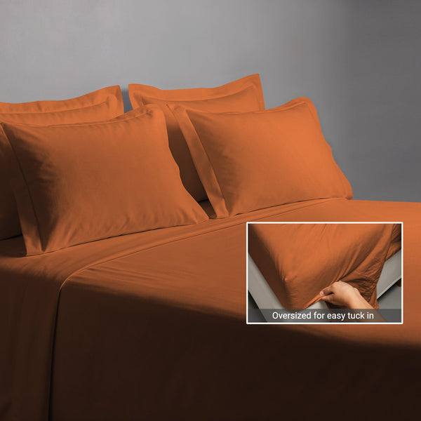 Premium 400 Thread Count 100% Cotton Bed Sheet 4PC