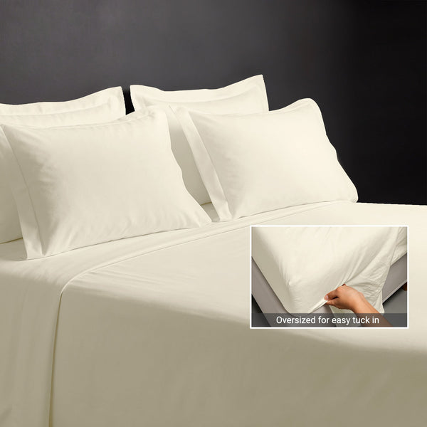 Premium 400 Thread Count 100% Cotton Bed Sheet 4PC