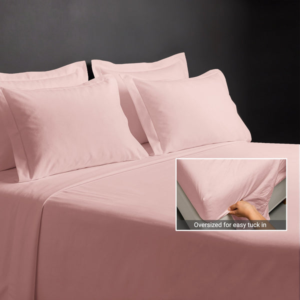 Premium 400 Thread Count 100% Cotton Bed Sheet 4PC