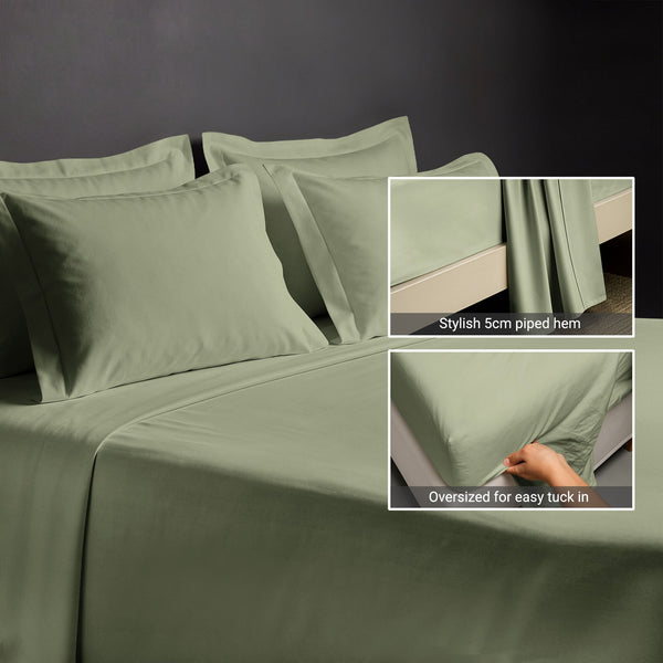 Premium 400 Thread Count 100% Cotton Bed Sheet 4PC