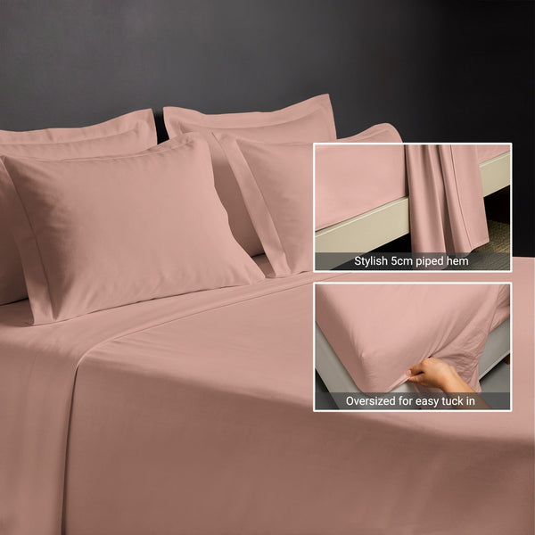 Premium 400 Thread Count 100% Cotton Bed Sheet 4PC