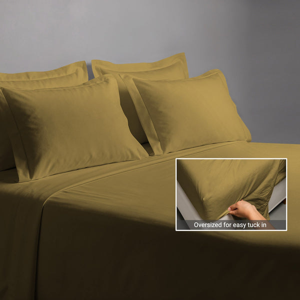 Premium 400 Thread Count 100% Cotton Bed Sheet 4PC