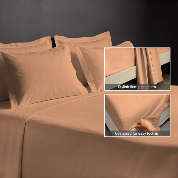 Premium 400 Thread Count 100% Cotton Bed Sheet 4PC