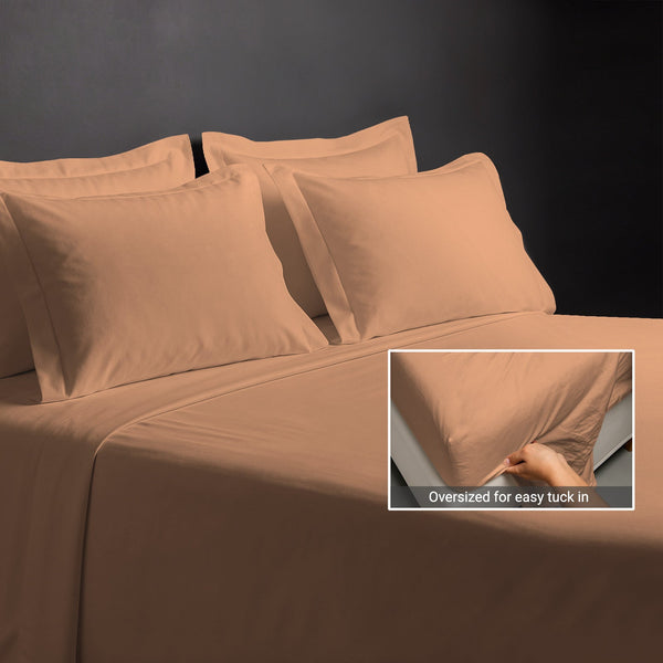 Premium 400 Thread Count 100% Cotton Bed Sheet 4PC
