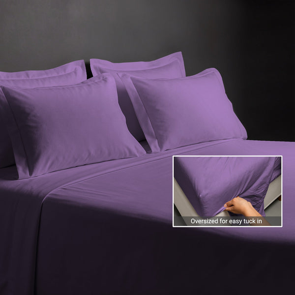 Premium 400 Thread Count 100% Cotton Bed Sheet 4PC