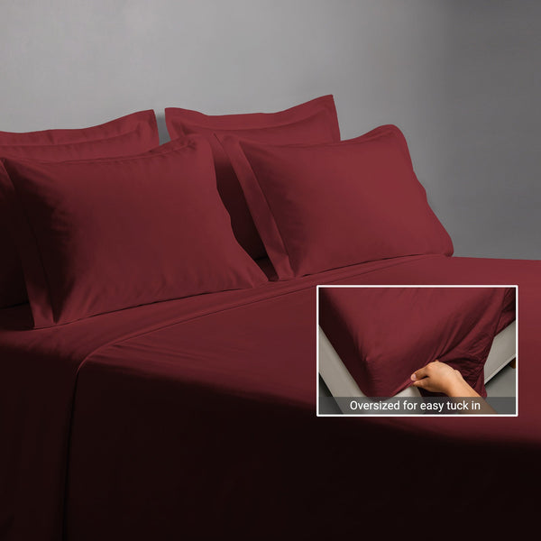 Premium 400 Thread Count 100% Cotton Bed Sheet 4PC