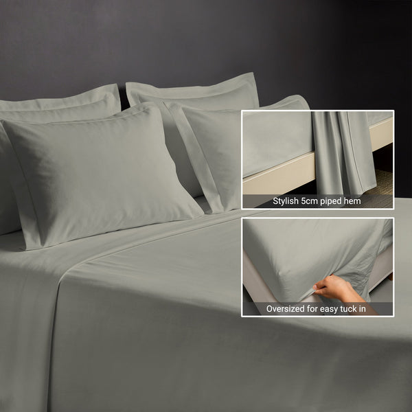 Premium 400 Thread Count 100% Cotton Bed Sheet 4PC