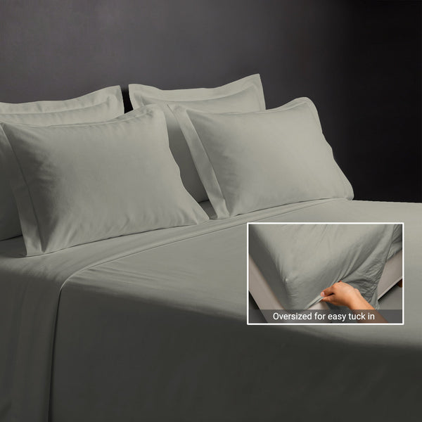 Premium 400 Thread Count 100% Cotton Bed Sheet 4PC
