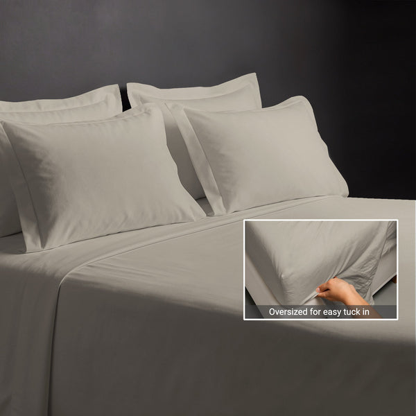 Premium 400 Thread Count 100% Cotton Bed Sheet 4PC
