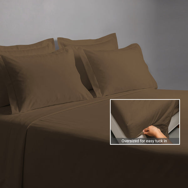 Premium 400 Thread Count 100% Cotton Bed Sheet 4PC