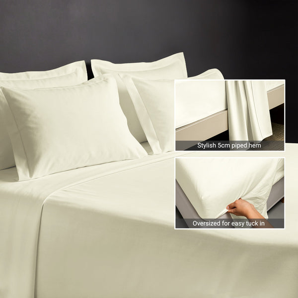 Premium 400 Thread Count 100% Cotton Bed Sheet 4PC