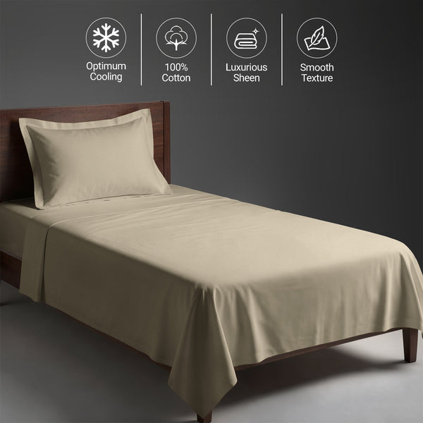 Premium 400 Thread Count 100% Cotton Bed Sheet