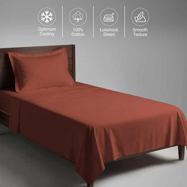 Premium 400 Thread Count 100% Cotton Bed Sheet