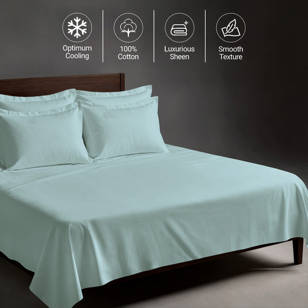 Premium 400 Thread Count 100% Cotton Bed Sheet 4PC