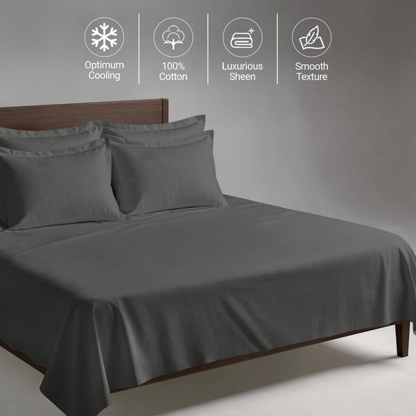 Premium 400 Thread Count 100% Cotton Bed Sheet 4PC