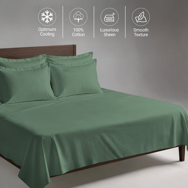 Premium 400 Thread Count 100% Cotton Bed Sheet 4PC