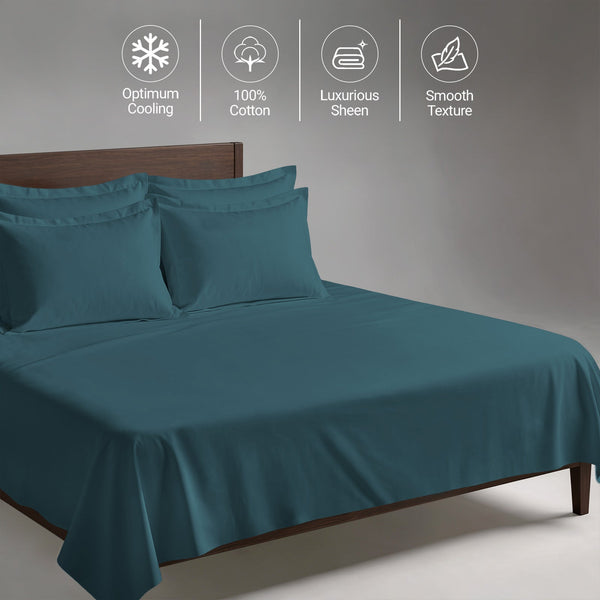 Premium 400 Thread Count 100% Cotton Bed Sheet 4PC