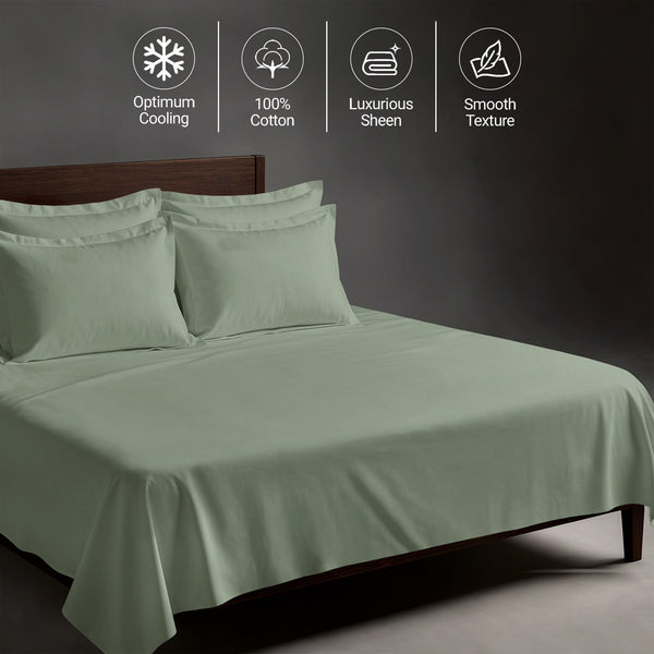 Premium 400 Thread Count 100% Cotton Bed Sheet 4PC