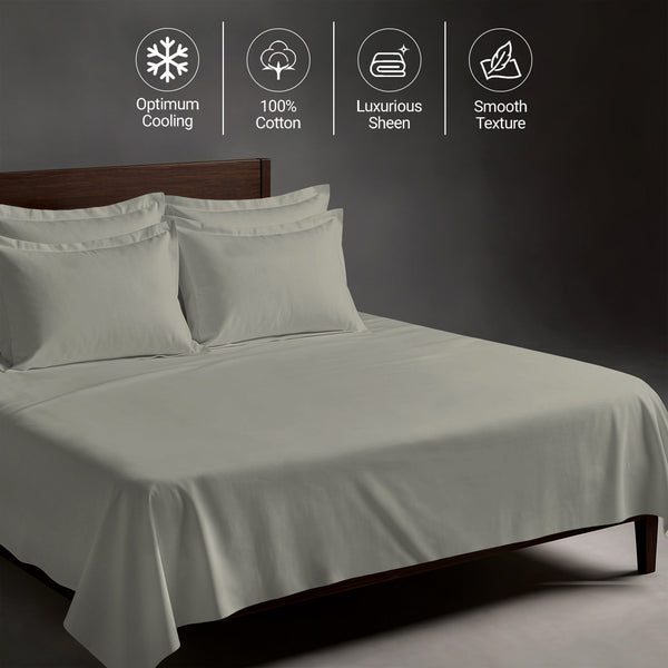 Premium 400 Thread Count 100% Cotton Bed Sheet 4PC