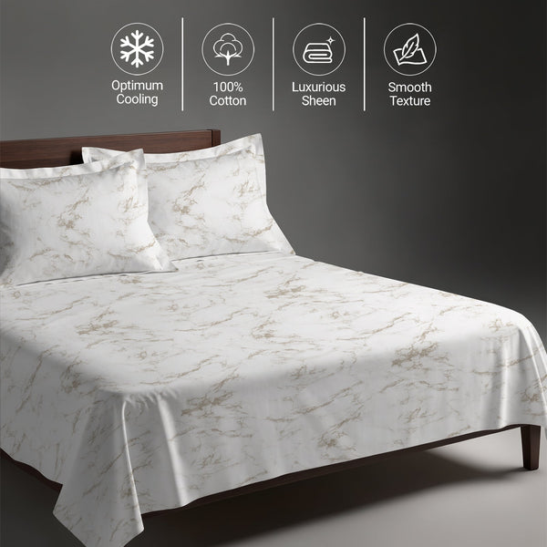 Premium 400 Thread Count 100% Cotton  Bed Sheet