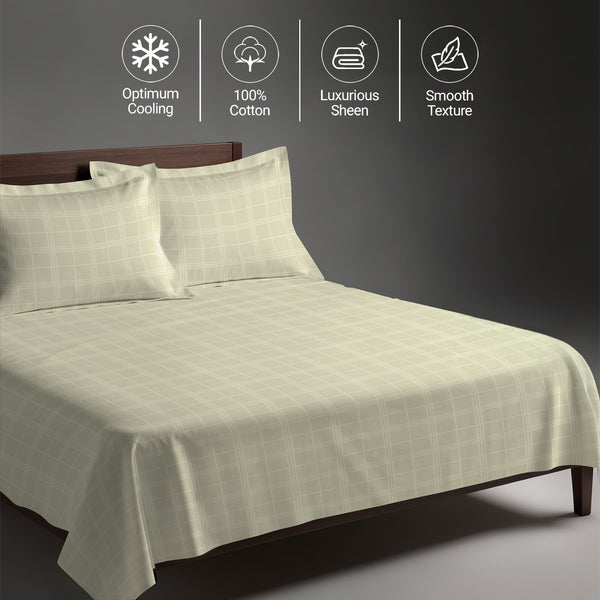 Premium 300 Thread Count 100% Cotton Bed Sheet