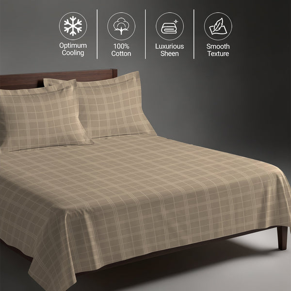 Premium 300 Thread Count 100% Cotton Bed Sheet