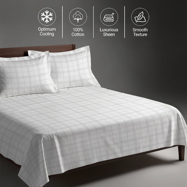 Premium 300 Thread Count 100% Cotton Bed Sheet