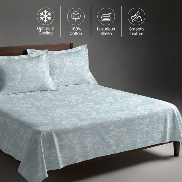 Premium 400 Thread Count 100% Cotton  Bed Sheet