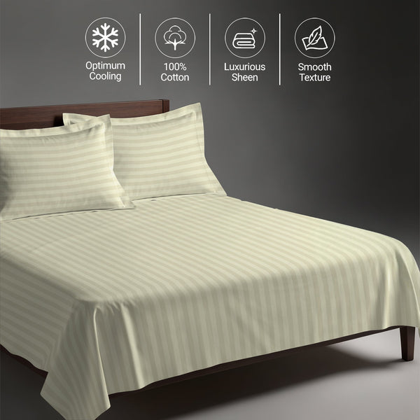 Premium 300 Thread Count 100% Cotton Bed Sheet