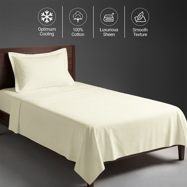 Premium 400 Thread Count 100% Cotton Bed Sheet