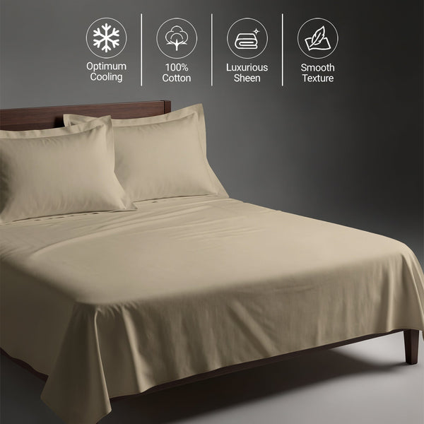 Premium 400 Thread Count 100% Cotton Bed Sheet