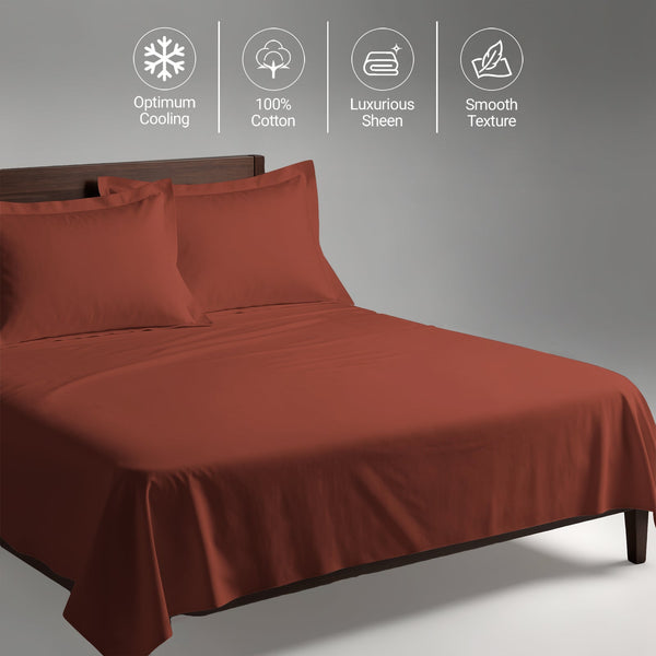 Premium 400 Thread Count 100% Cotton Bed Sheet