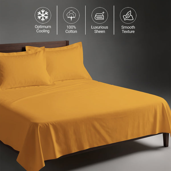 Premium 400 Thread Count 100% Cotton Bed Sheet