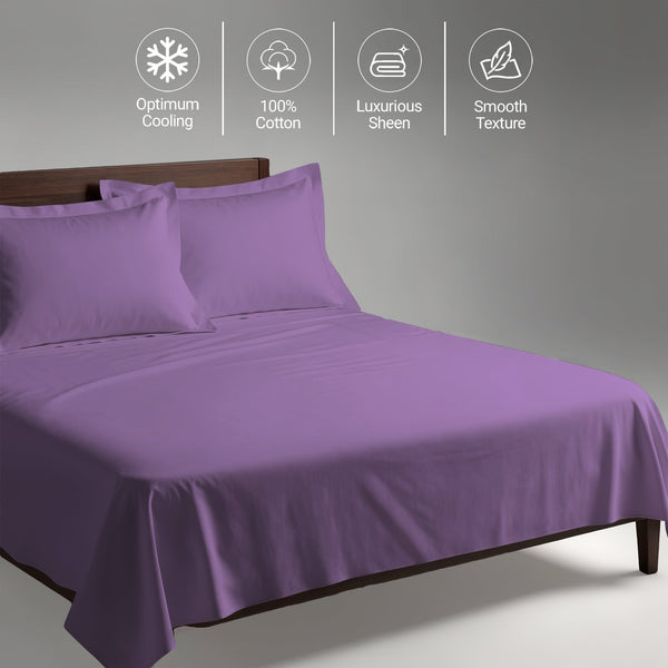 Premium 400 Thread Count 100% Cotton Bed Sheet