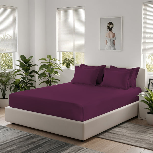 Premium 400 Thread Count 100% Cotton Bed Sheet 4PC