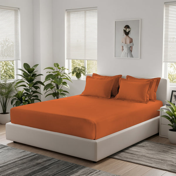Premium 400 Thread Count 100% Cotton Bed Sheet 4PC