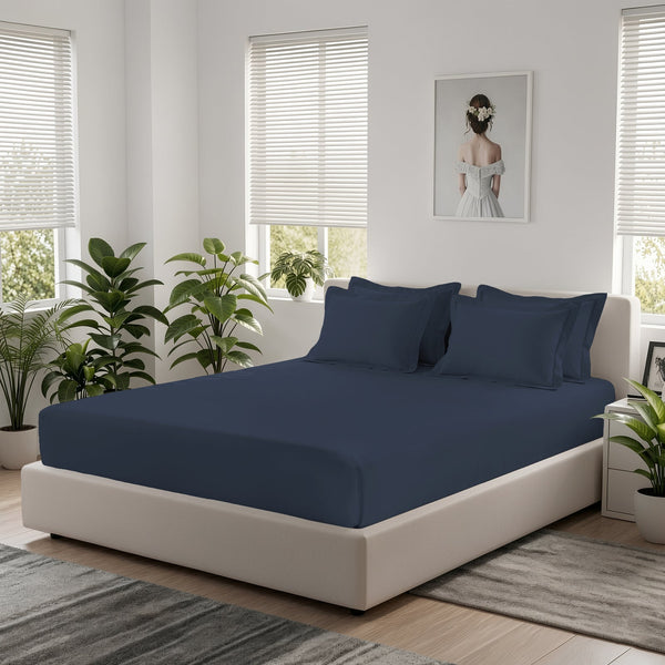 Premium 400 Thread Count 100% Cotton Bed Sheet 4PC