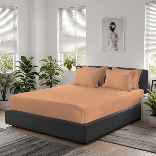 Premium 400 Thread Count 100% Cotton Bed Sheet 4PC