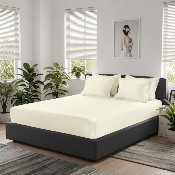 Premium 400 Thread Count 100% Cotton Bed Sheet 4PC