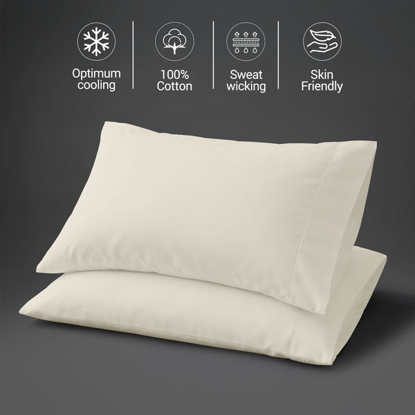Deluxe 600 Thread Count 100% Cotton Pillowcases