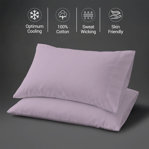 Premium 400 Thread Count 100% Cotton Pillowcases (2 PC)