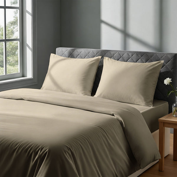 Premium Bettbezug-Set mit 400 Fadenzahl aus 100% Baumwolle