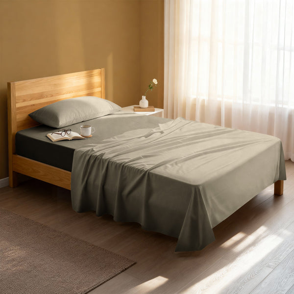 Premium Bettlaken mit 400 Fadenzahl aus 100% Baumwolle