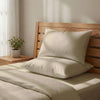 Premium Kissenbezüge mit 400 Fadenzahl aus 100% Baumwolle (2er-Set) - 2 tlg. Kissenbezüge - 40 x 80 cm - Beige