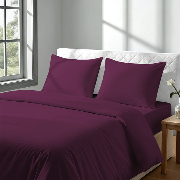 Premium Bettbezug-Set mit 400 Fadenzahl aus 100% Baumwolle