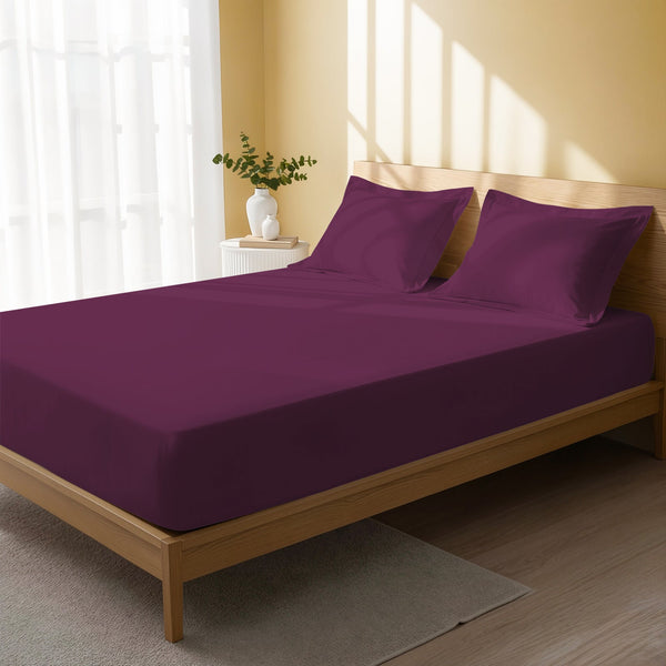 Premium 400 Thread Count 100% Cotton Fitted Sheet